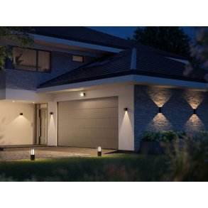 Philips Hue Resonate Væglampe Udendørs 12 cm, Sort