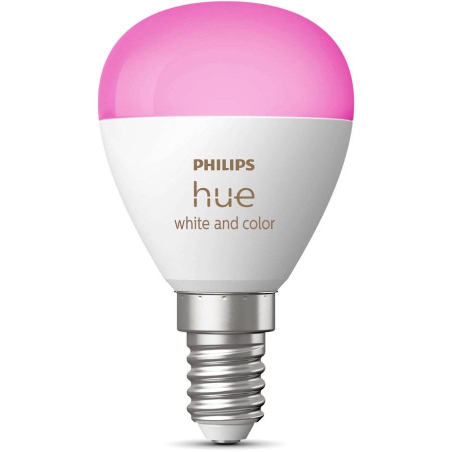 Philips Hue White und Color Ambiance P45 Glhbirne Tropfenform E14 470 Lumen 4,5 cm