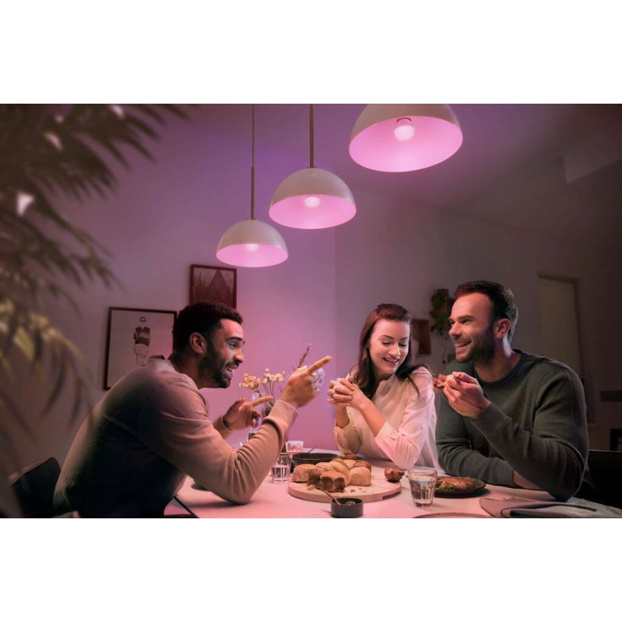 Philips Hue White und Color Ambiance P45 Glhbirne Tropfenform E14 470 Lumen 4,5 cm