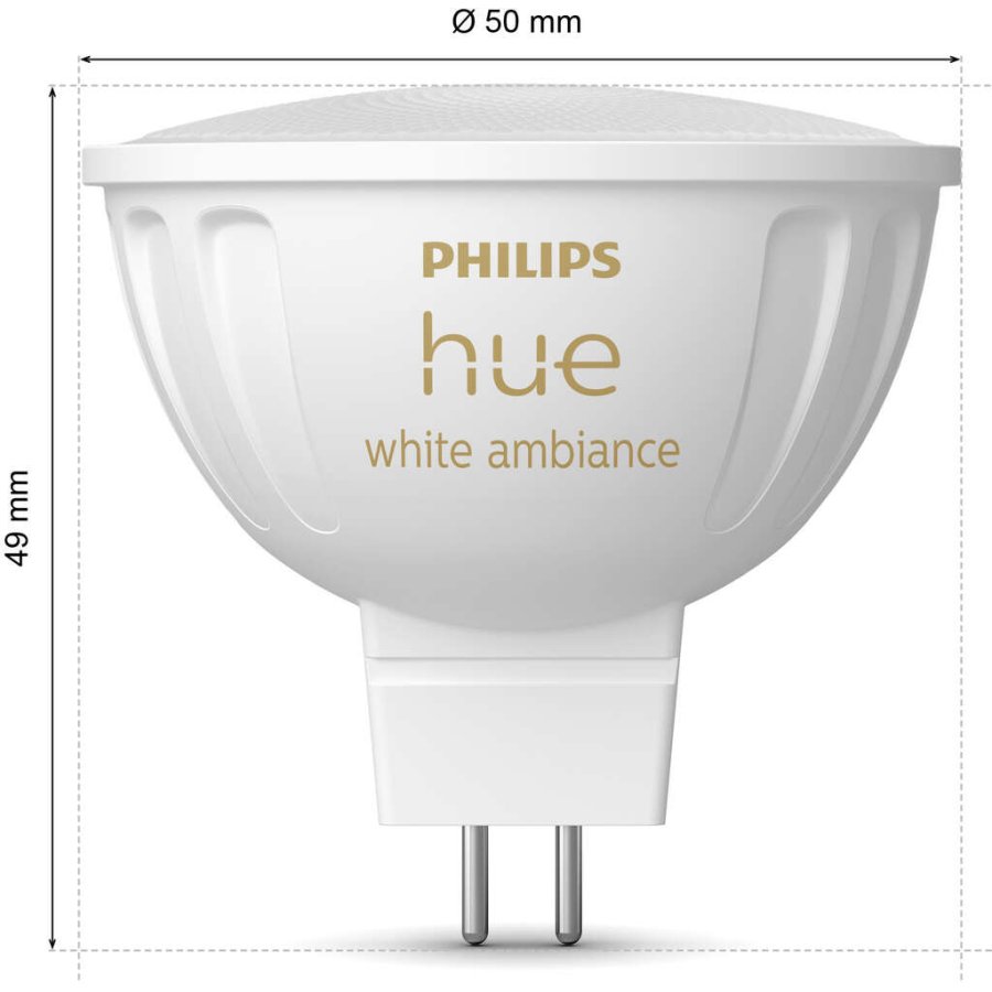 Philips Hue White Ambiance MR16 Spot 5 cm