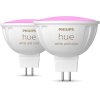 Philips Hue White und Color Ambiance MR16 Spot 2er Set 5 cm