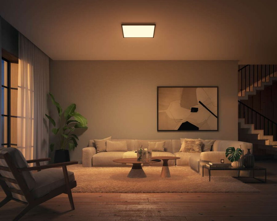 Philips Hue Aurelle Panellampe 60 cm, Schwarz