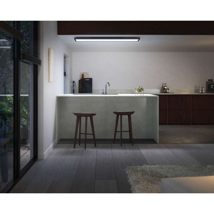 Philips Hue Aurelle Panellampe 120 cm, Schwarz