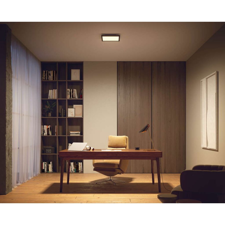 Philips Hue Aurelle Panellampe 30 cm, Schwarz