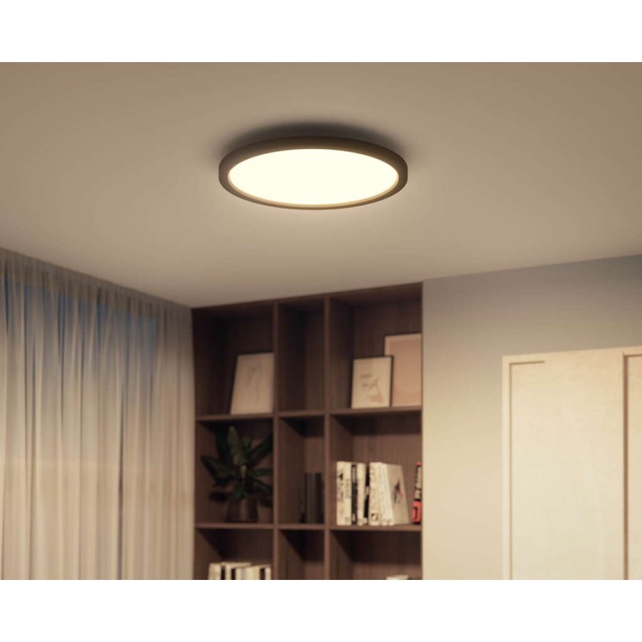 Philips Hue Aurelle Panellampe 39,5 cm, Schwarz