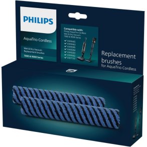 Philips Ersatzbrsten fr AquaTrio 2er Set, Blau