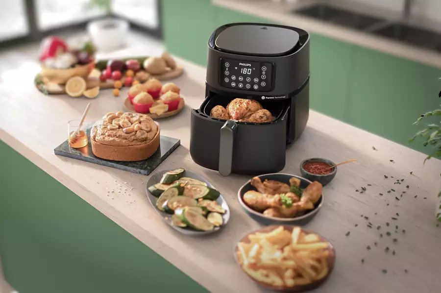 Philips Series 5000 Airfryer 7,2 L, Sort