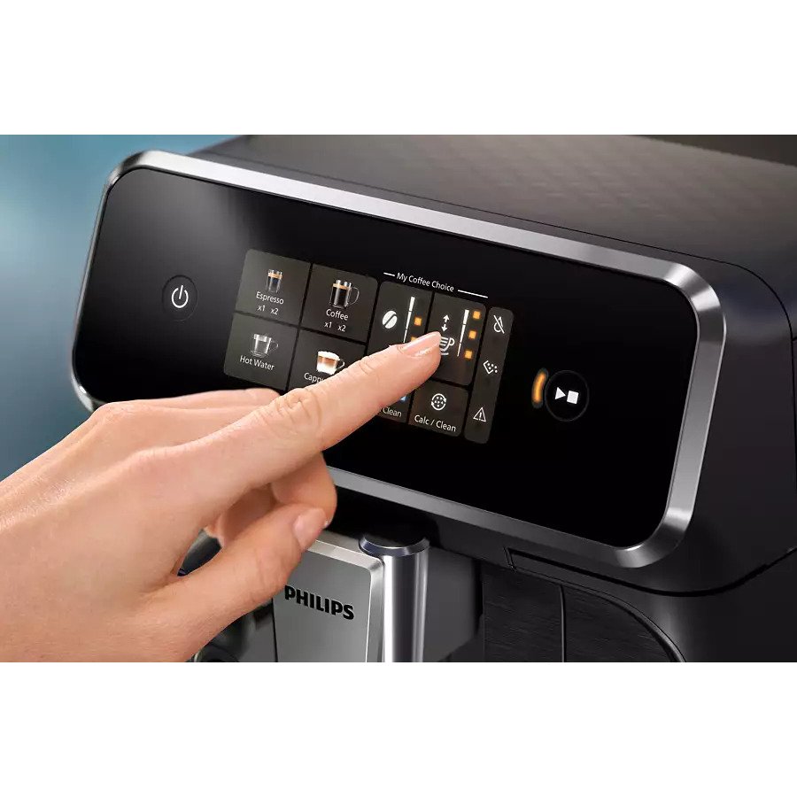Philips Series 2300 Fuldautomatisk Espressomaskine, Sort/Krom