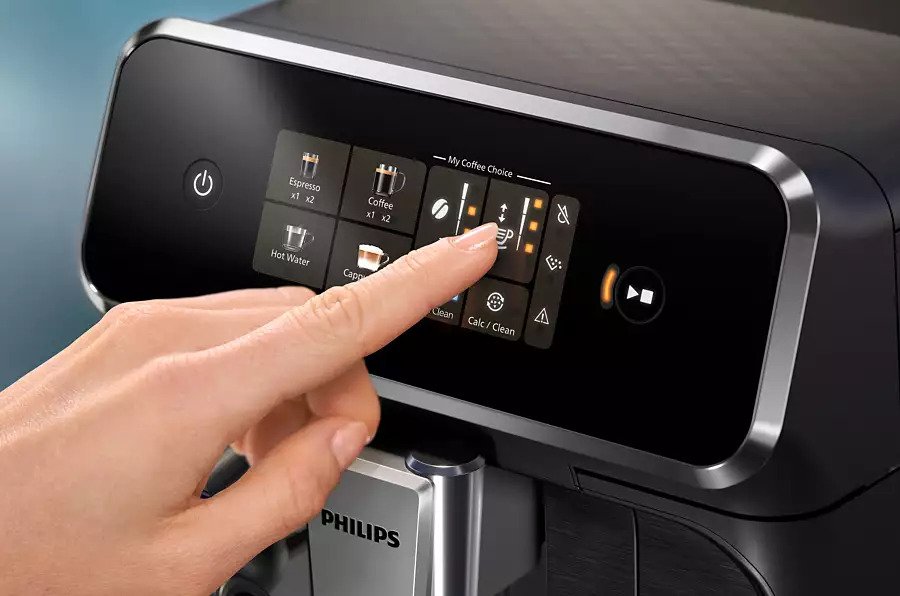 Philips Series 2300 Fuldautomatisk Espressomaskine, Sort/Krom