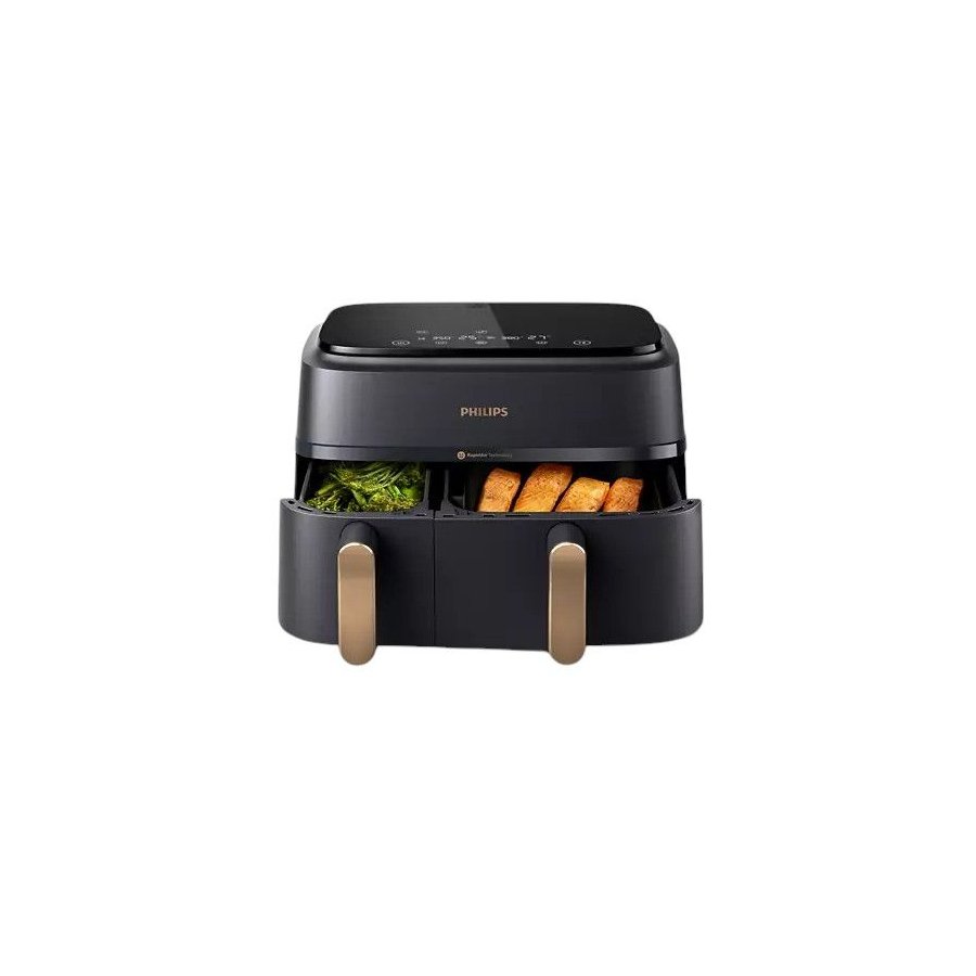 Philips Series 3000 Airfryer m. To Kurve 9 L, Koksgr