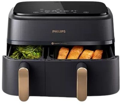 Philips Series 3000 Airfryer m. To Kurve 9 L, Koksgr