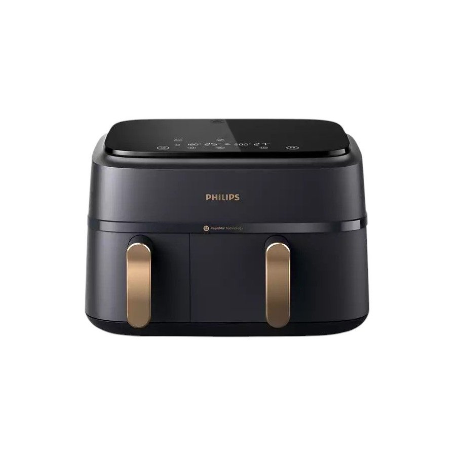 Philips Series 3000 Airfryer m. To Kurve 9 L, Koksgr