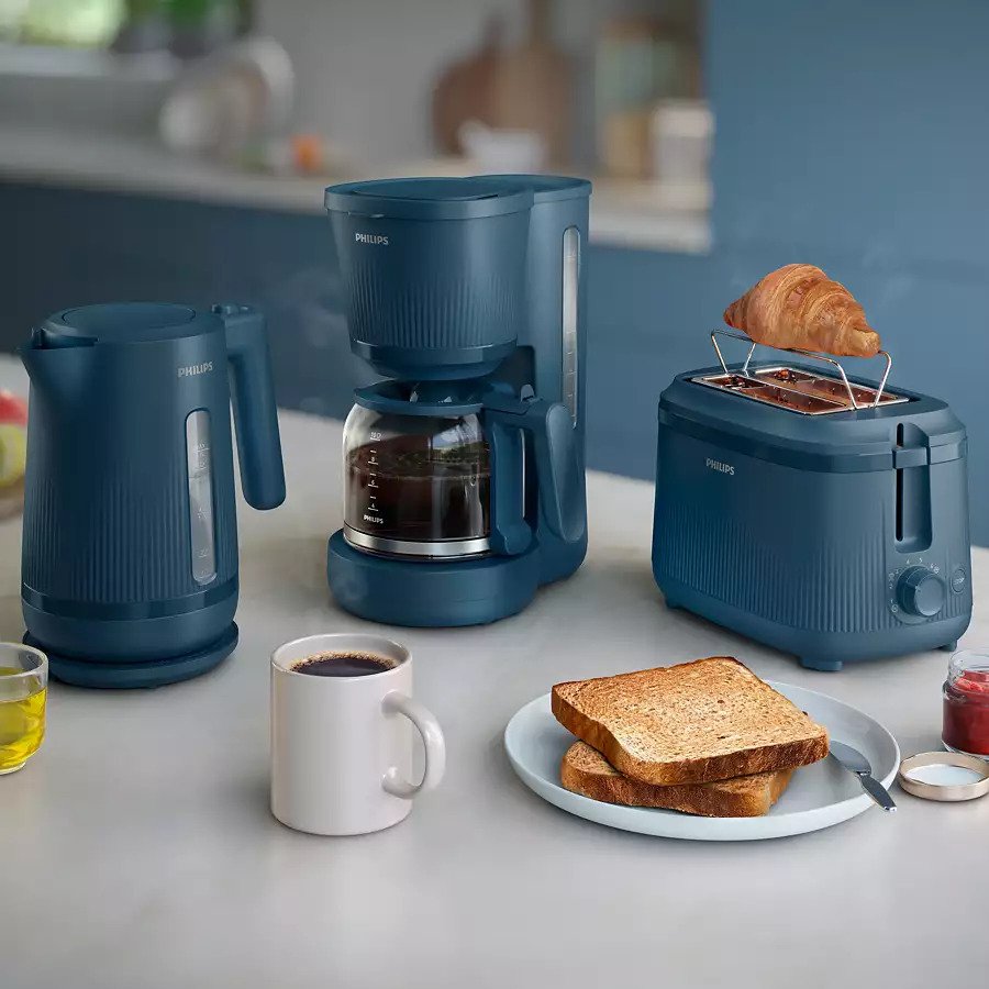 Philips Series 3000 Kaffeemaschine 1,25 L, Midnight Blue