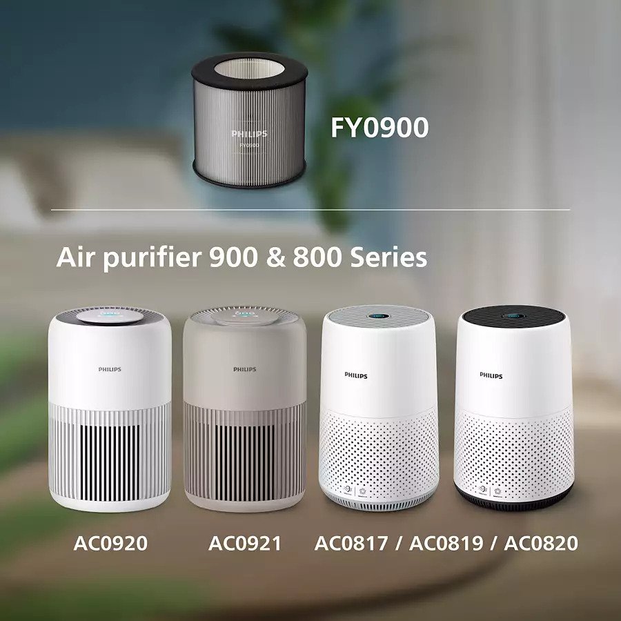 Philips 900 & 800 Series HEPA-NanoProtect-Filter, Grau