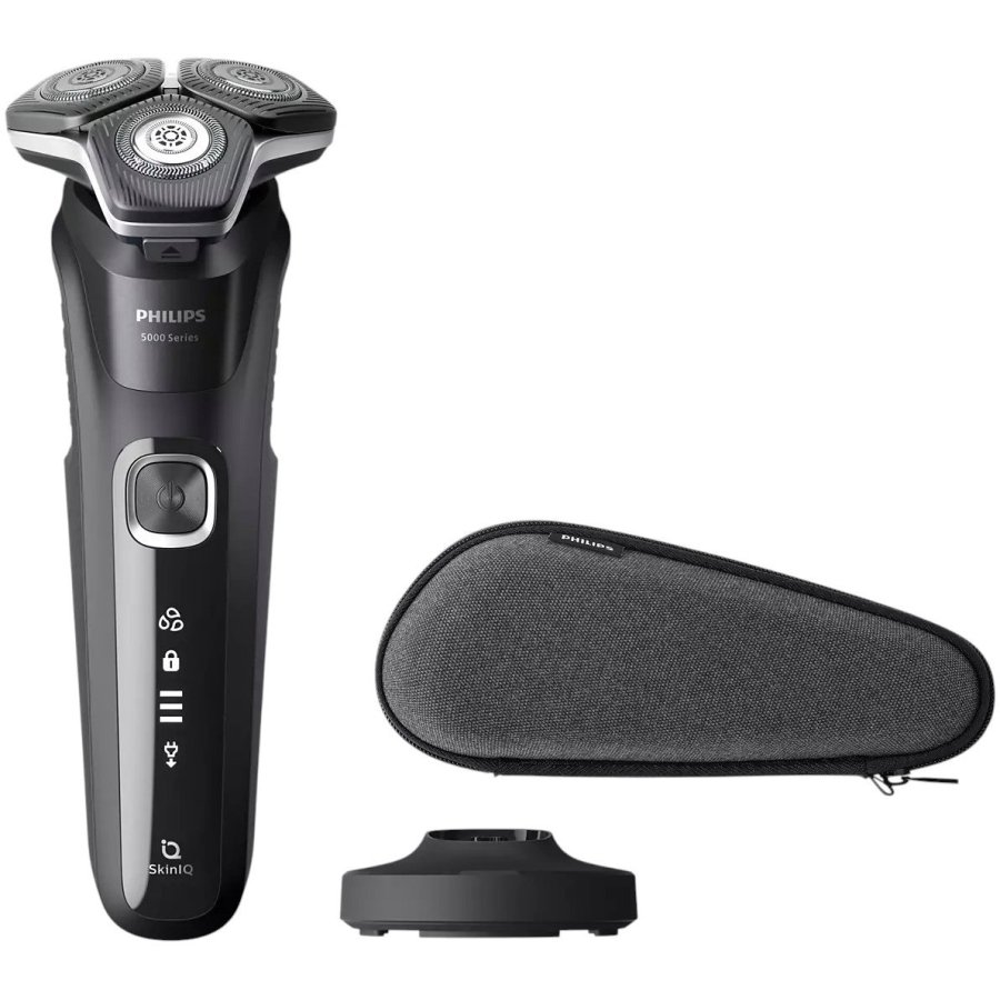 Philips Series 5000 Nass- & Trockenrasierer, Schwarz