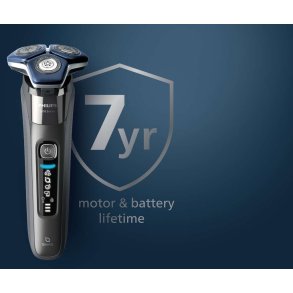Philips Series 7000 Elektrisk Wet & Dry Shaver, Mørk Krom