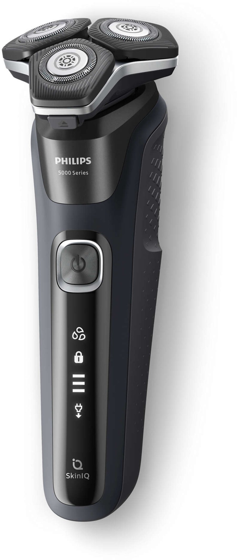 Philips Series 5000 Wet & Dry Rasierer mit Reinigungskapsel, Hybrid-Styler und Etui, Dark Chrome