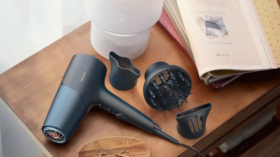 Philips Series 5000 Haartrockner, Hellblau