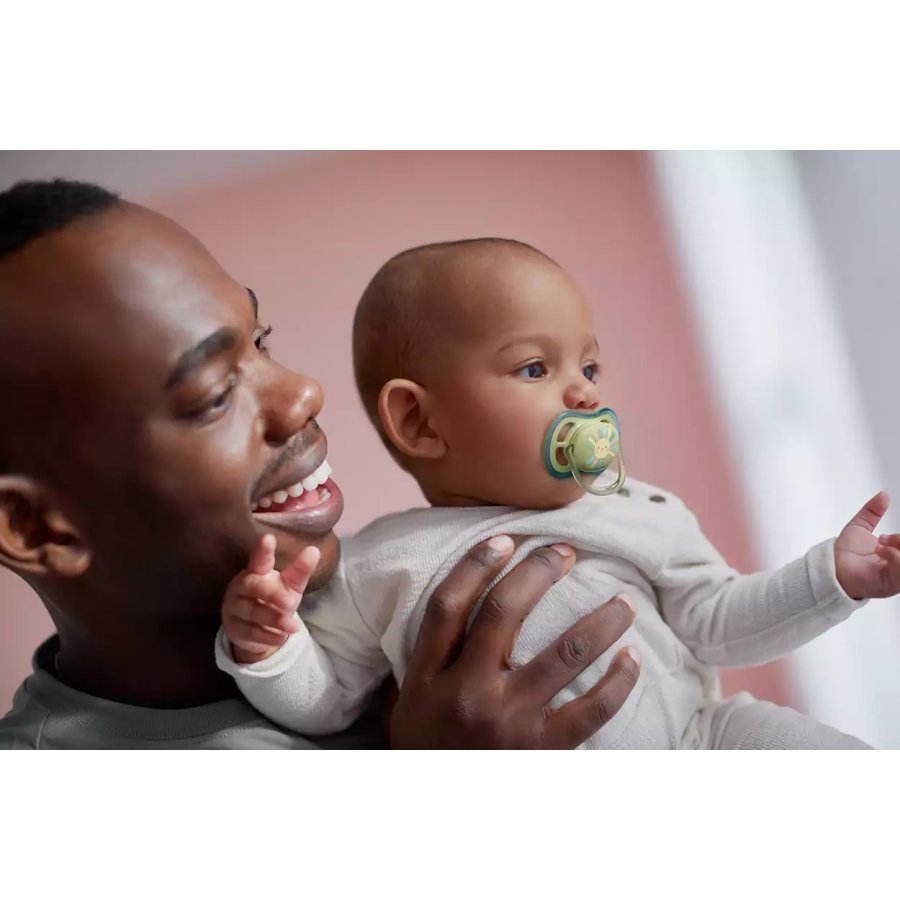 Philips Avent Ultra Air Schnuller 06 Monate 2er Set, Pastellgrn/Blau