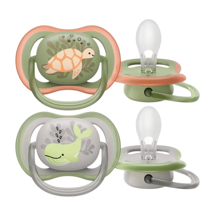 Philips Avent Ultra Air Schnuller 618 Monate 2er Set, Grau/Grn