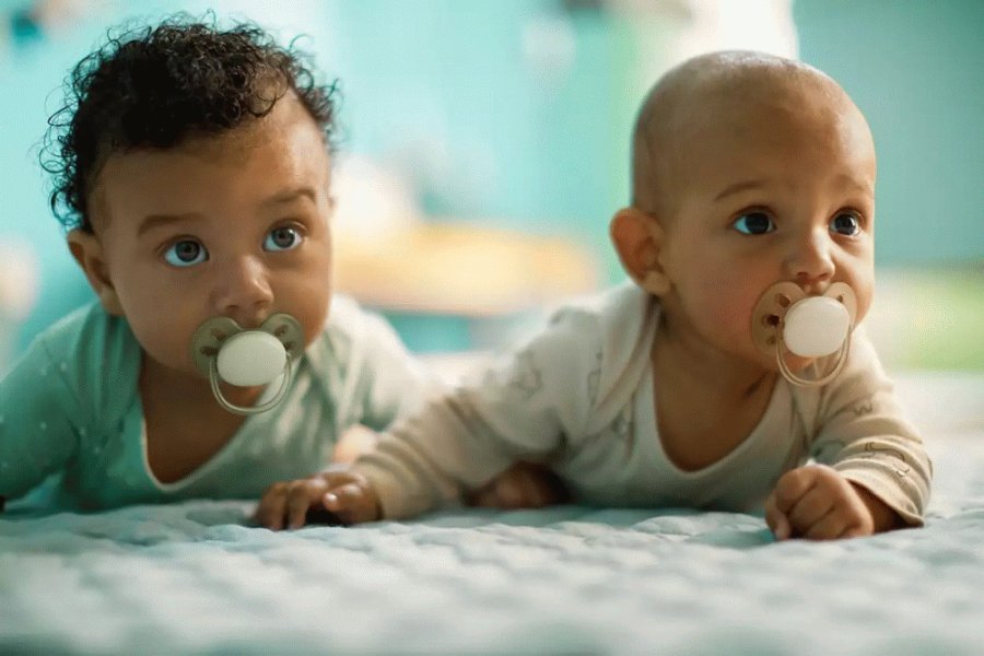 Philips Avent Ultra Soft Sutter 0-6 mdr. 2 stk, Beige/Gr�n