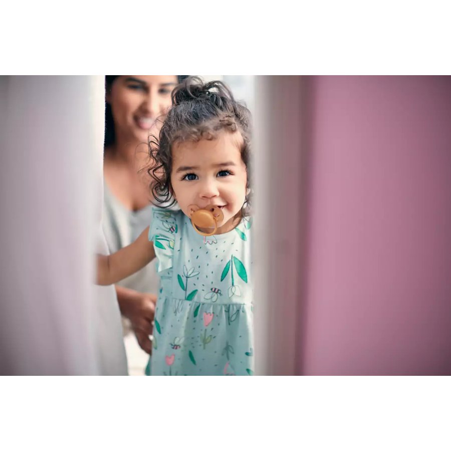 Philips Avent Ultra Soft Schnuller 618 Monate 2er Set, Orange/Lila