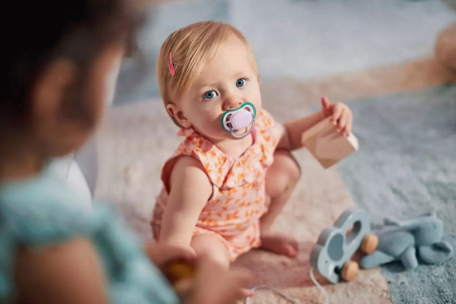 Philips Avent Ultra Air Schnuller 06 Monate 2er Set, Grn/Rosa