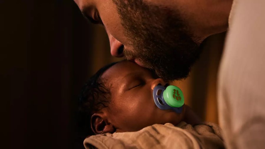 Philips Avent Soother Ultra Start Nighttime Schnuller 02 Monate 2er Set, Pastellgrn