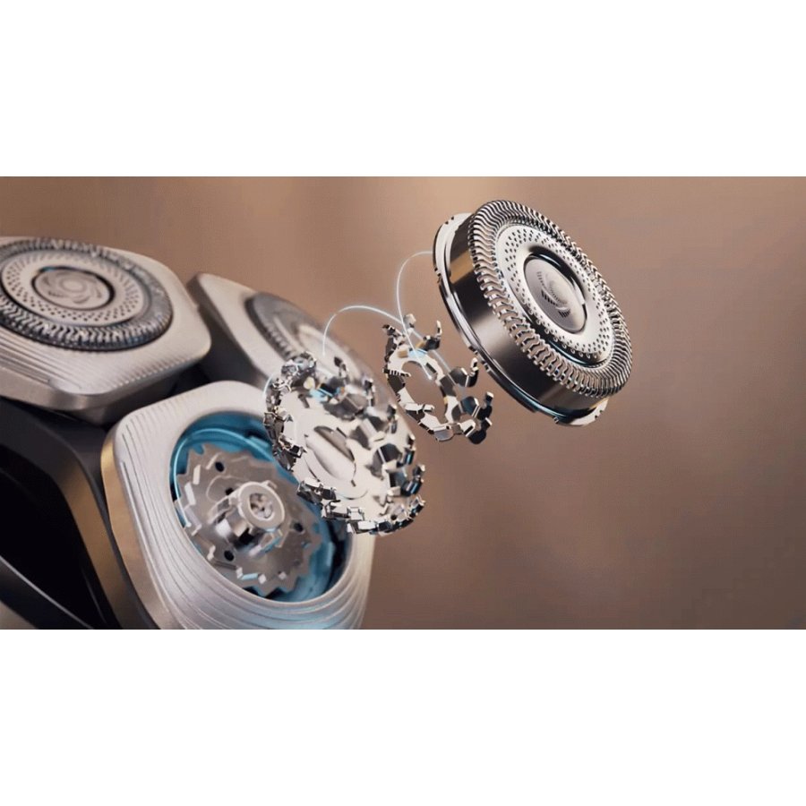 Philips Series i9000 Elektrischer Rasierer mit SkinIQ fr Nass- und Trockenrasur, Taubenblau