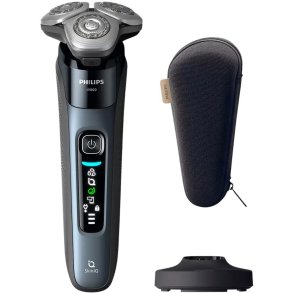 Philips Series i9000 Elektrischer Rasierer mit SkinIQ fr Nass- und Trockenrasur, Taubenblau