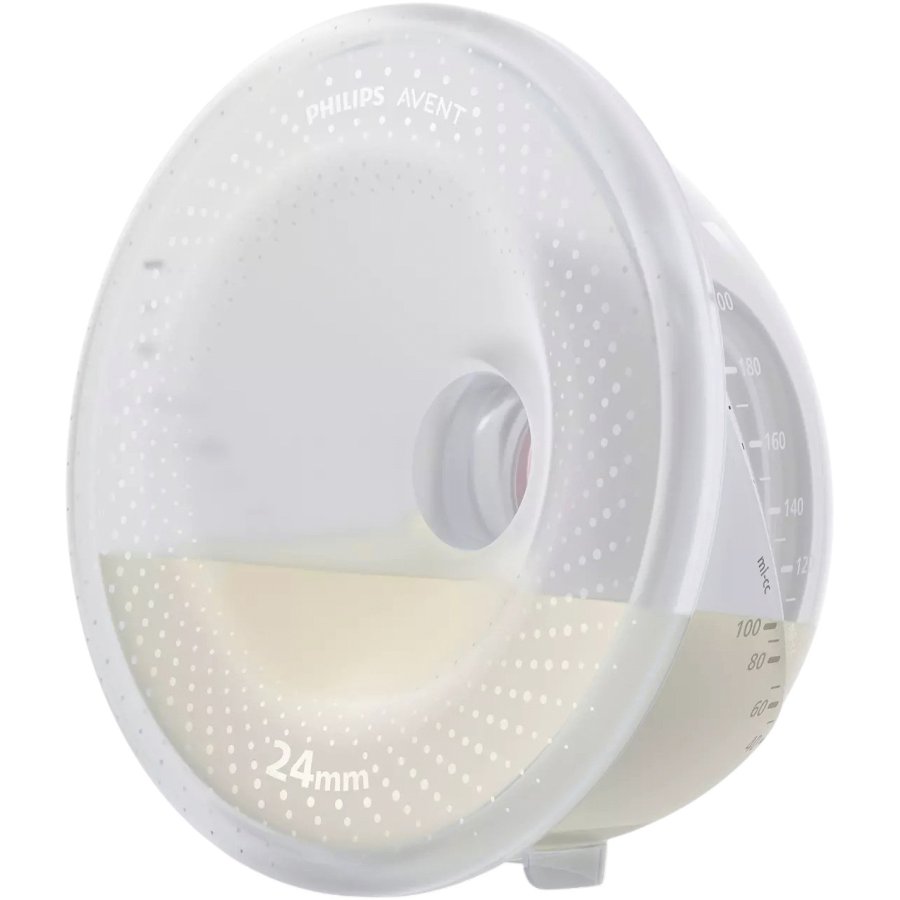 Philips Avent Freihndiges Doppelpumpset mit Sammelbechern