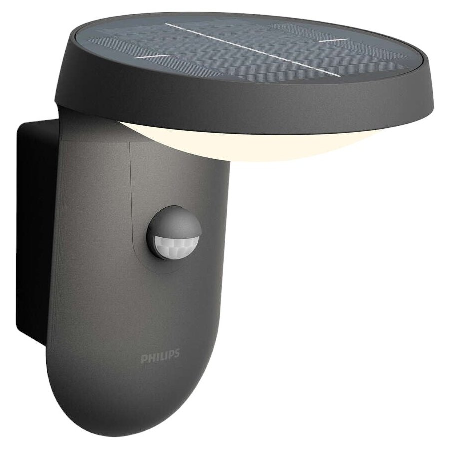 Philips Tyla Solar Udendrs Vglampe 18,8 cm, Antracit