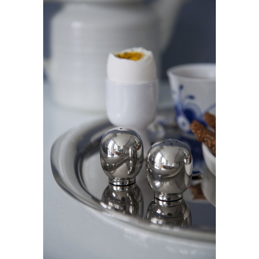 Piet Hein Superg Saltbsse H4 cm, Spejlpoleret