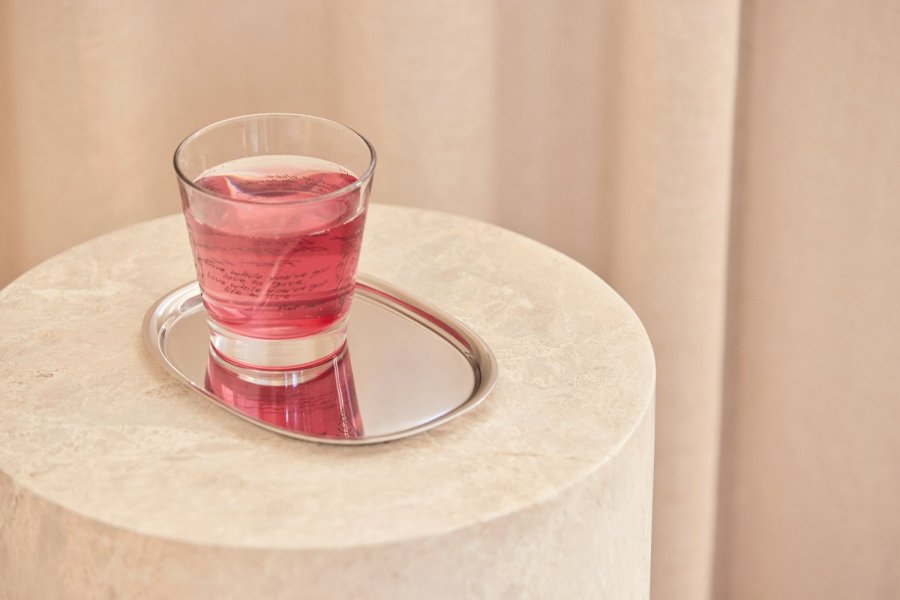 Piet Hein Superellipse Tablett 12x16,5 cm, Stahl