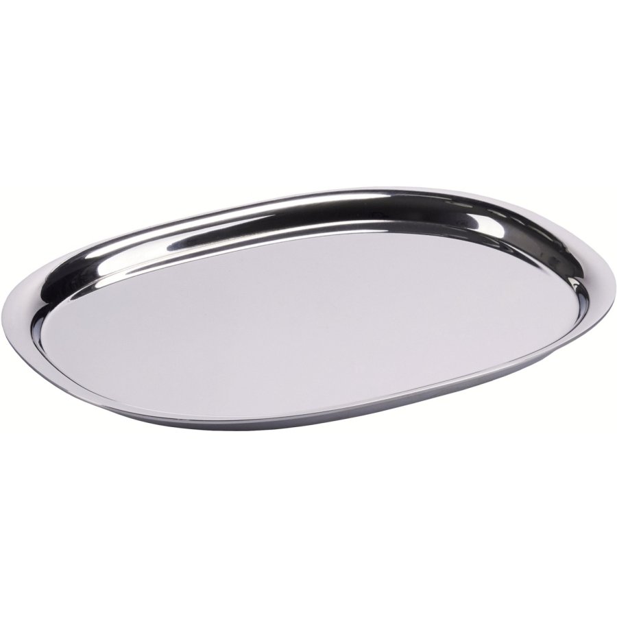 Piet Hein Superellipse Tablett 12x16,5 cm, Stahl