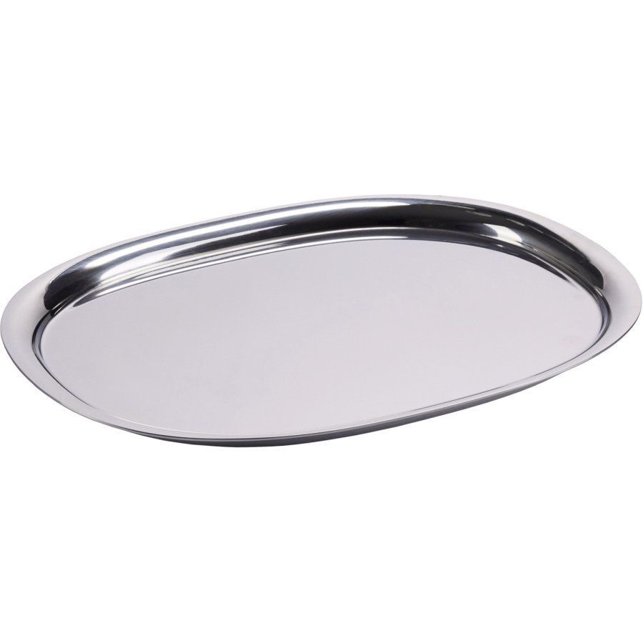 Piet Hein Superellipse Tablett 18x24 cm, Stahl