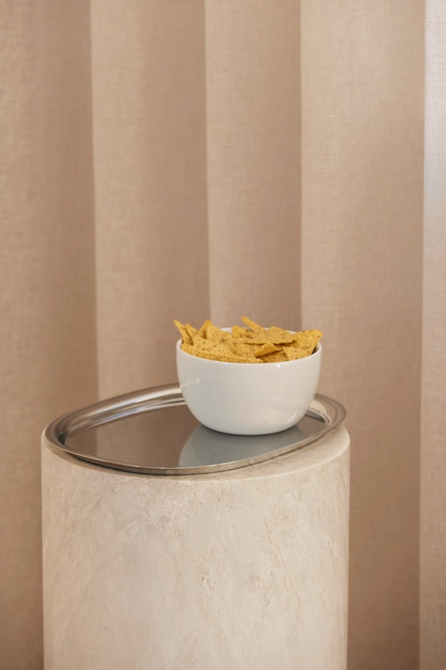 Piet Hein Superellipse Tablett 24x32 cm, Stahl