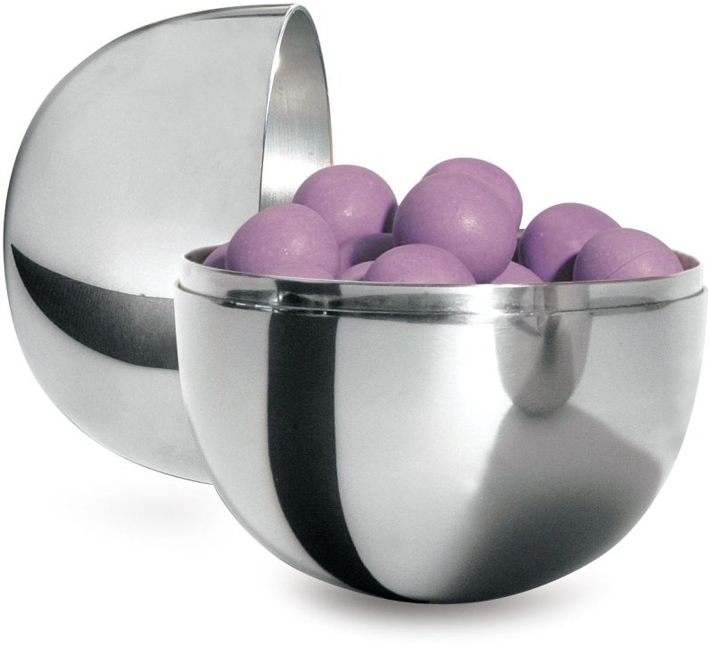Piet Hein Superg TwinBowl H10 cm, Spejlpoleret