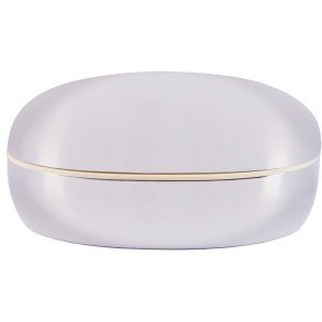 Piet Hein Schmuckdose 10cm, Blankstahl