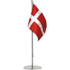 Piet Hein Bordflag H35 cm, Brstet Stl