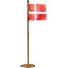 Piet Hein Bordflag H25 cm, Messing