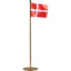 Piet Hein Bordflag H50 cm, Messing