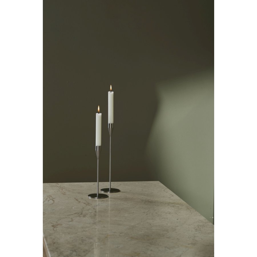 Piet Hein Lysestagest Venus/Jupiter 2 stk, Brstet Stl