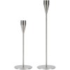 Piet Hein Lysestagest Venus/Jupiter 2 stk, Brstet Stl