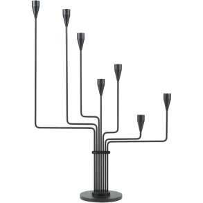 Piet Hein Kerzenhalter Karlsvognen H63cm, Schwarz