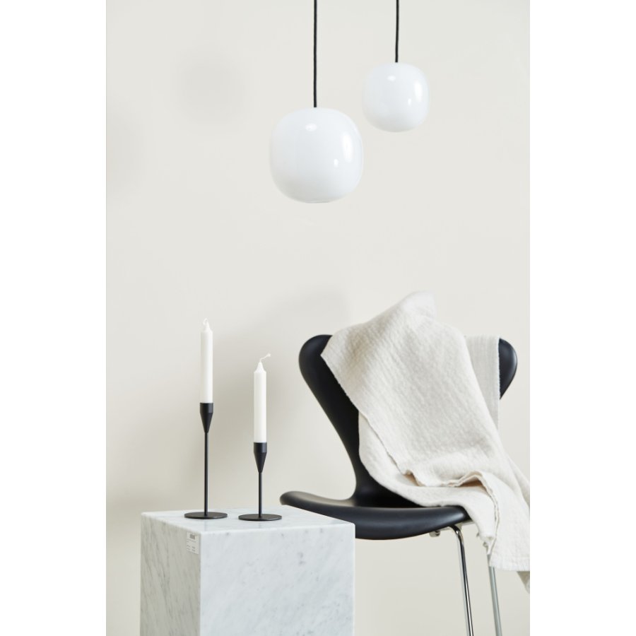 Piet Hein Lysestage Venus H21 cm, Sort
