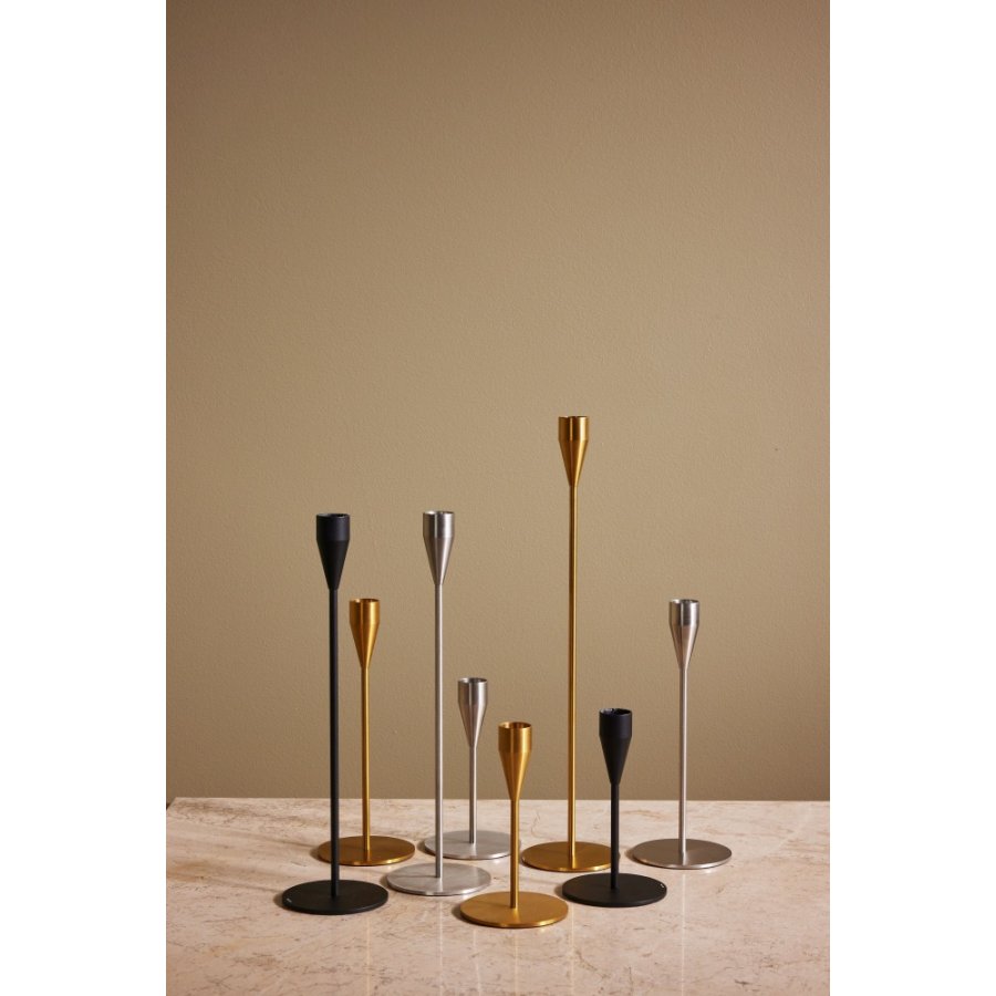 Piet Hein Lysestage Saturn H36 cm, Sort