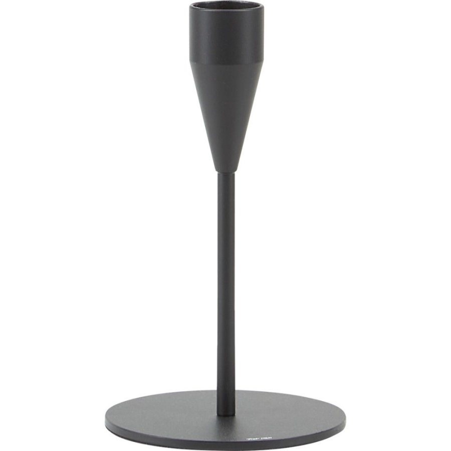 Piet Hein Lysestage Mars H14 cm, Sort