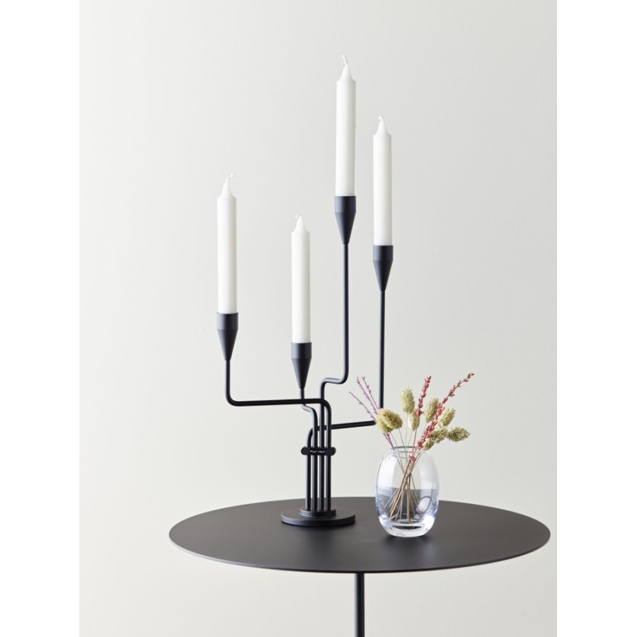 Piet Hein Kerzenhalter Sydkorset H38cm, Schwarz