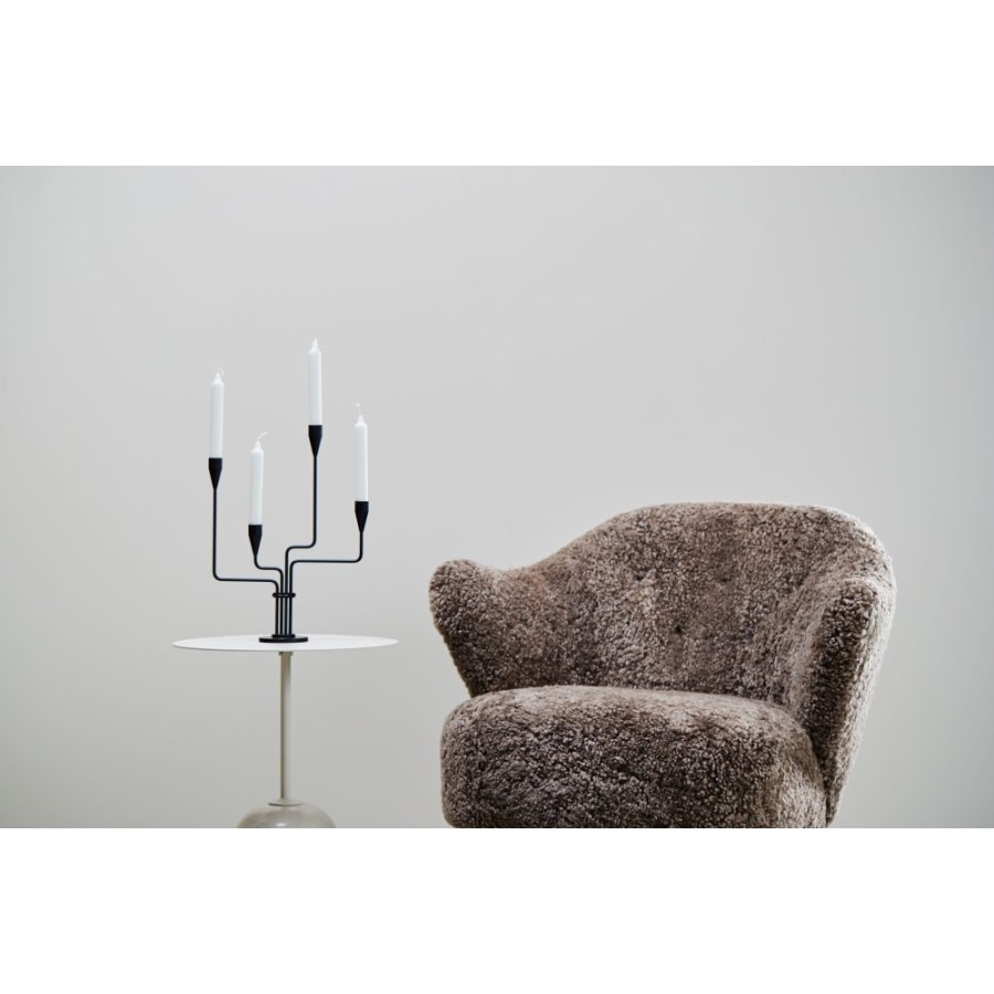 Piet Hein Kerzenhalter Sydkorset H38cm, Schwarz